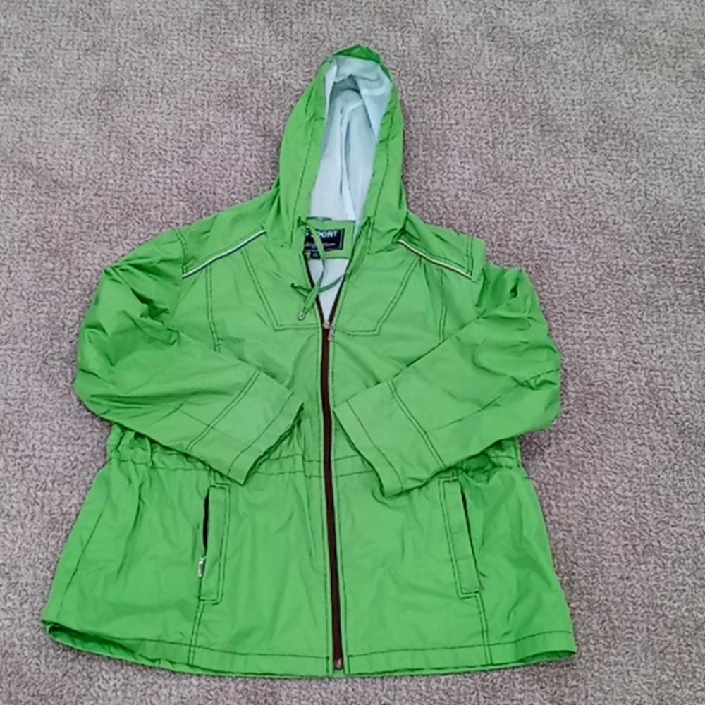Fleet Street Hooded Mesh Water-Resistant Jacket